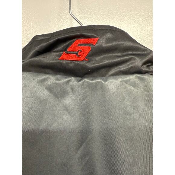 Men's Snap-On Tools Red Black Gray Puffer Winter Jacket Coat Size Large XL - Picture 13 of 13